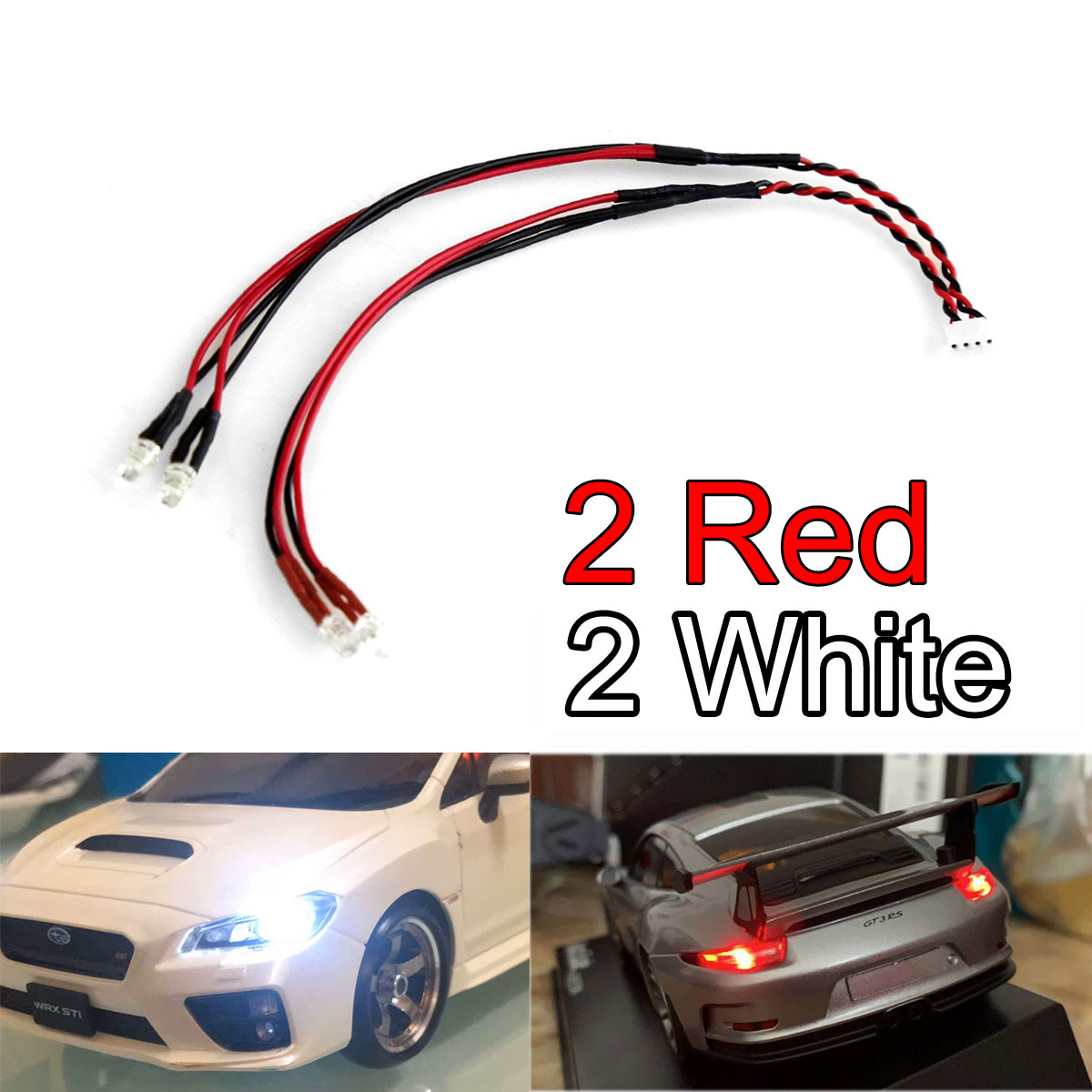 京商Mini-Z AWD MA020 MR03 VE版本可用车灯 LED灯 MZW439R四灯组