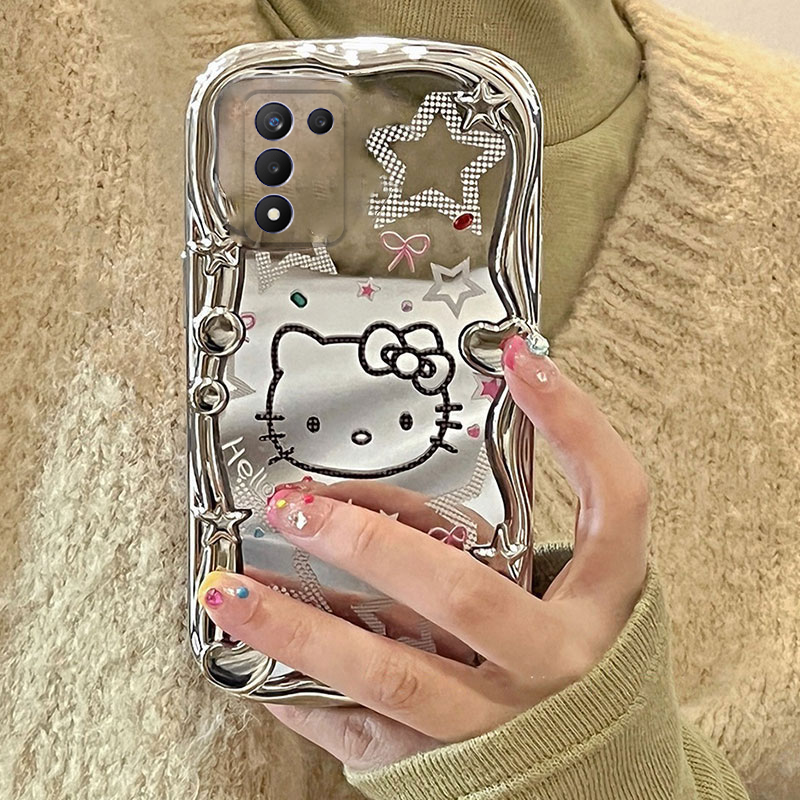 银色电镀星星凯蒂猫手链opporealme真我v30手机壳v20可爱v15卡通v11链条v13软壳q5pro带手拎q3s狂欢版oppo女使用感如何?