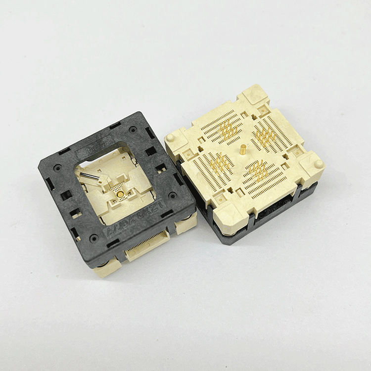 QFN40测试座/老化座/烧录座 0.5mm 6×6mm 790-42040-101T工厂