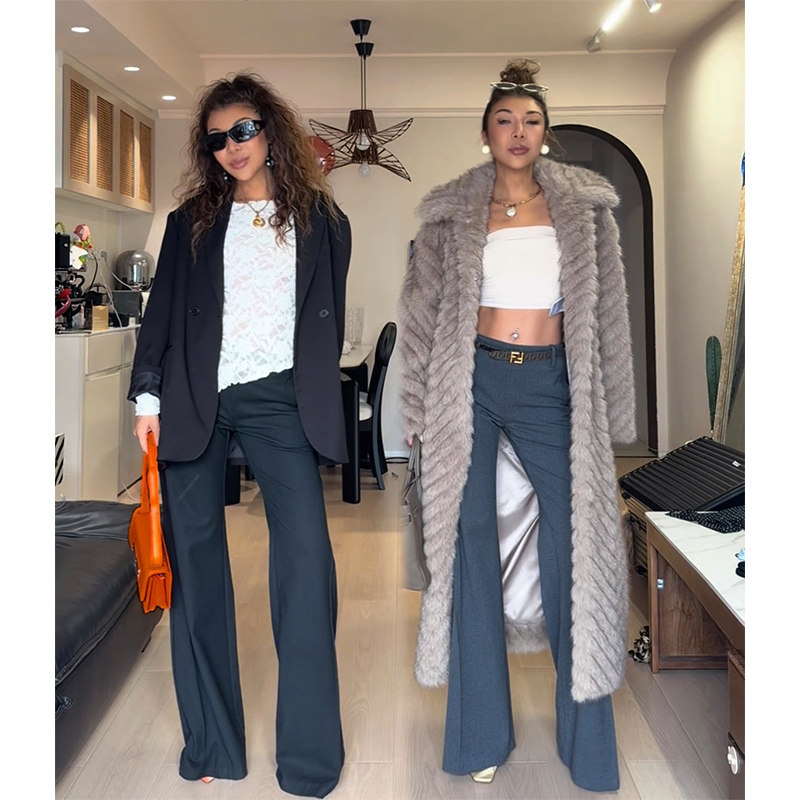 （小溪家）西装微喇裤中腰显瘦宽松垂感通勤秋冬百搭休闲西裤,女装/女士精品,西装裤/正装裤,淘宝优惠券,粉丝福利购,淘宝优惠卷