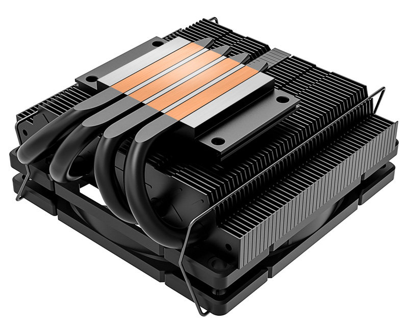 COOLIN ID-COOLING IS40X 4개의 히트파이프 하향 압력 베어링 CPU 라디에이터 IS50X IS67