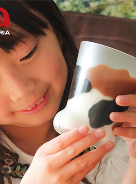 aderia日本进口猫咪杯子猫爪杯玻璃杯家用儿童水杯家用牛奶果汁杯