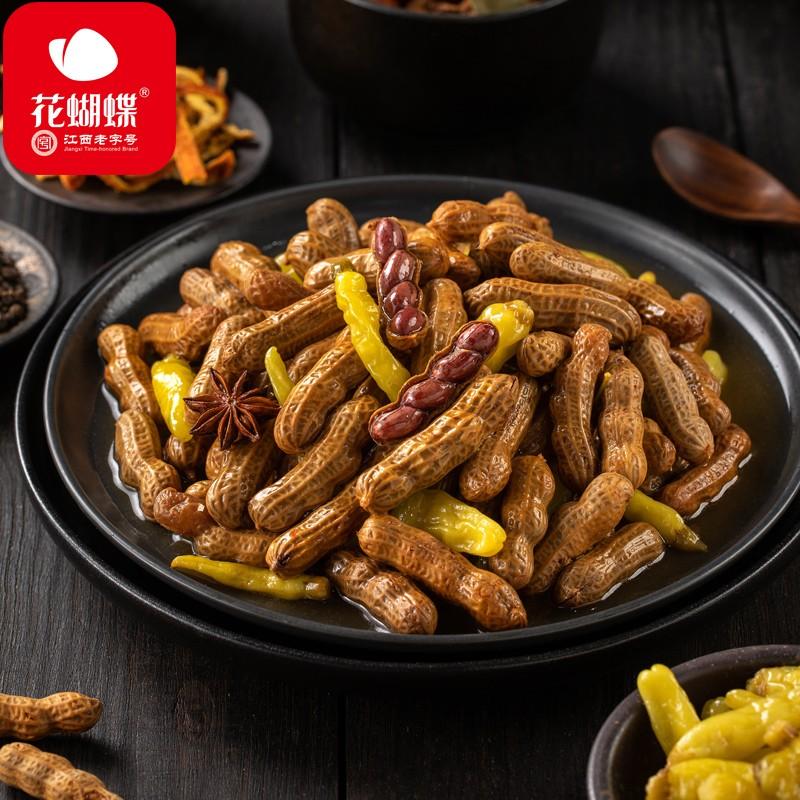 花蝴蝶萍乡辣卤泡椒花生