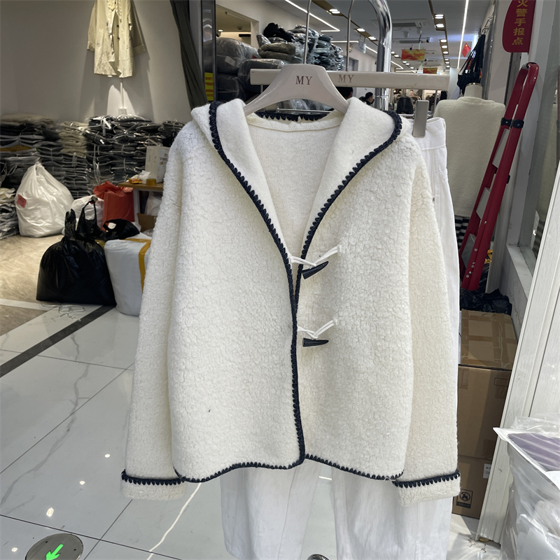 欧货70-028连帽1%羊毛圈