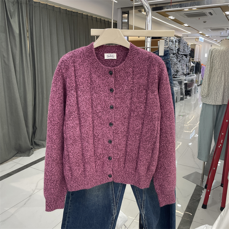 欧货2025秋冬新款圆领单