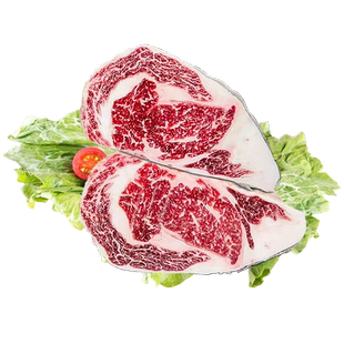 牛百岁原切雪花眼肉牛排原切健身牛排商用牛肉整块进口肉眼4斤