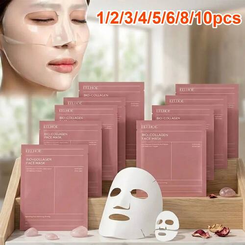 1-10pcs Bio Collagen Face Mask Deep Hydrating Overnight Mask
