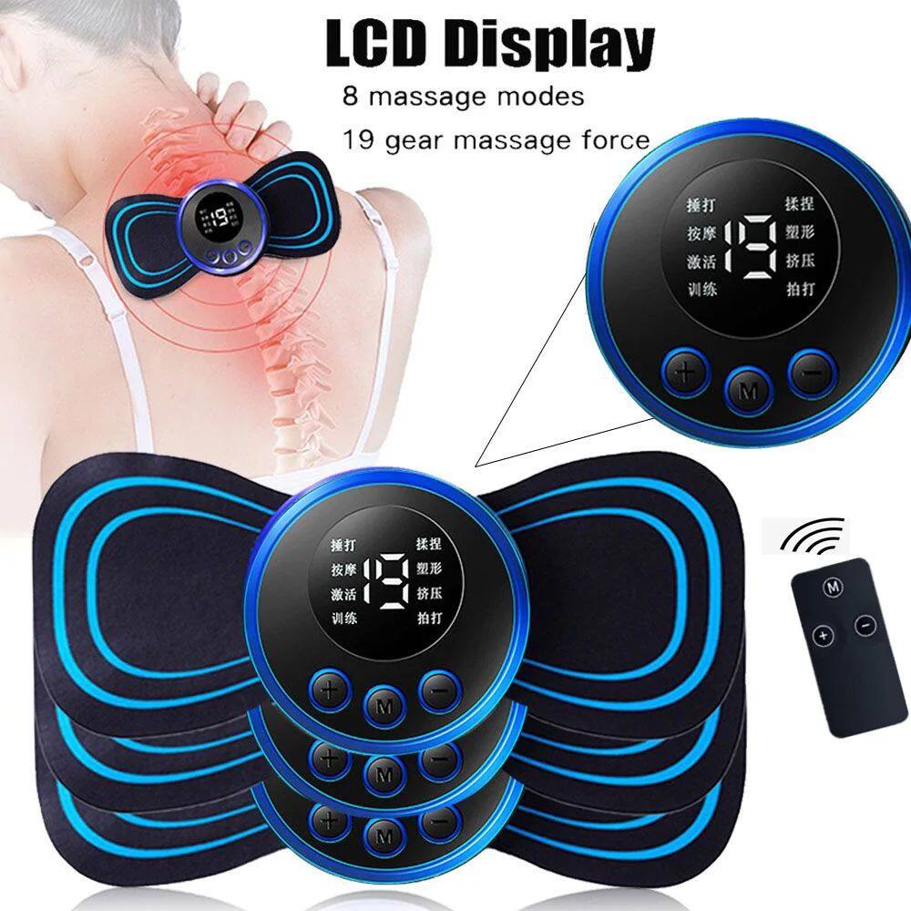 8 Modes 19 Gears Electric Pulse Neck Massager Cervical Back