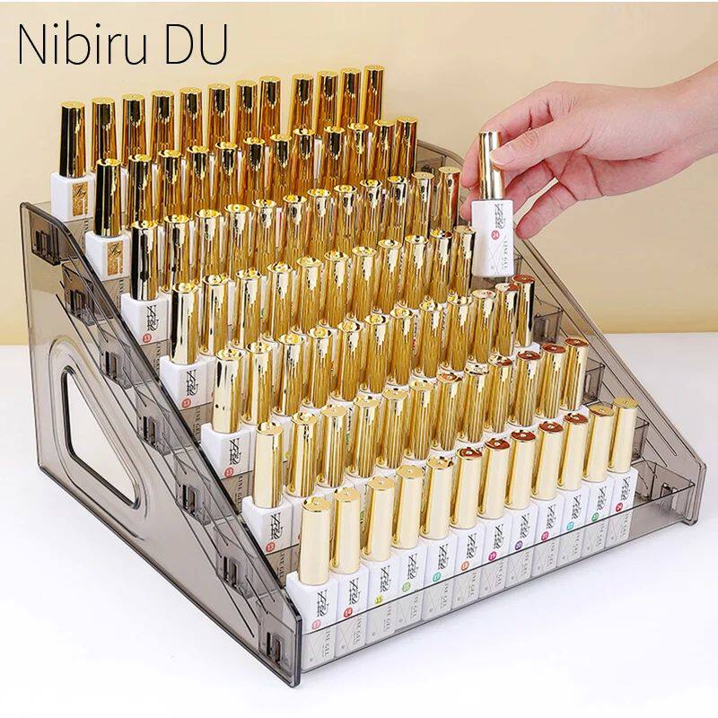 3/4/5/6/7 Layers Acrylic Nail Polish Display Organizer Shelf