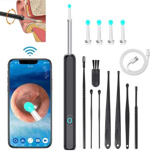 Visual Ear Cleaner Wireless Wax Otoscope with