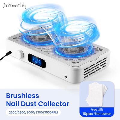 2500/2800/3000/3300/3500rpm Speed Brushless Nail Dust Extrac