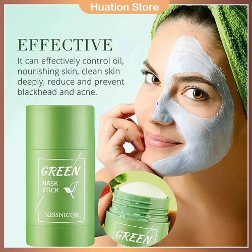 40g Remove Blackhead Green Tea Solid Mask Cleans Pores Stick