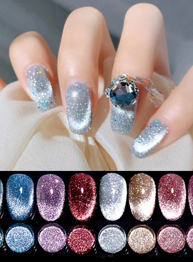 Gel Nail Polish Cat Eye Gel Semi Permanent Uv Varnish Gel Na