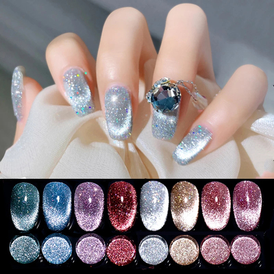 Gel Nail Polish Cat Eye Gel Semi Permanent Uv Varnish Gel Na