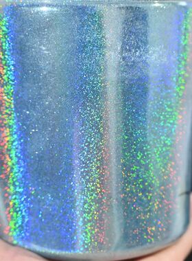 50g/Bag 0.2mm Holographic Laser Silver Glitter Powder 1/128