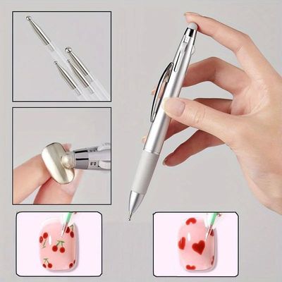 Nail Dotting Pen Nail Art Dotting Tools in Ballpoint Pen Des
