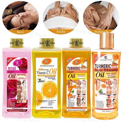 200ml Turmeric Essential Oil For Face & Body Moisturizing Hy