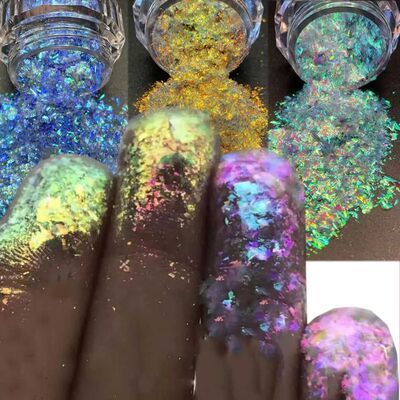 1*Nail Chameleon Glitter Flakes Multi-Chrome Holographic Nai