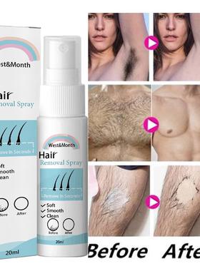 Permanent Hair Removal Spray Painless Hair Remover for Ladie