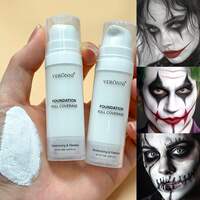 White Foundation 15ml – Halloween Face Paint Full Coverage, thumbnail 6