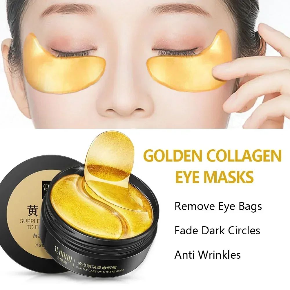 Skincare Products 24K Gold Hyaluronic Acid Eye Mask Remove D