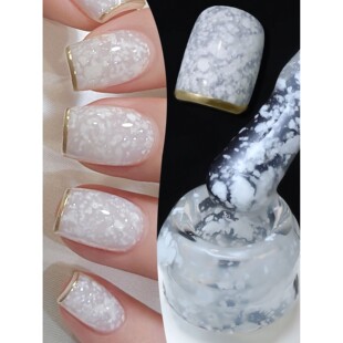 1PC 15ml Eggshell Gel Nail Polish Quail Egg Semi Permanent N