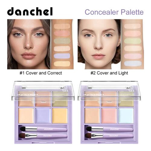 Concealer Palette Matte Finish Decorate Dark Circle Even Ski