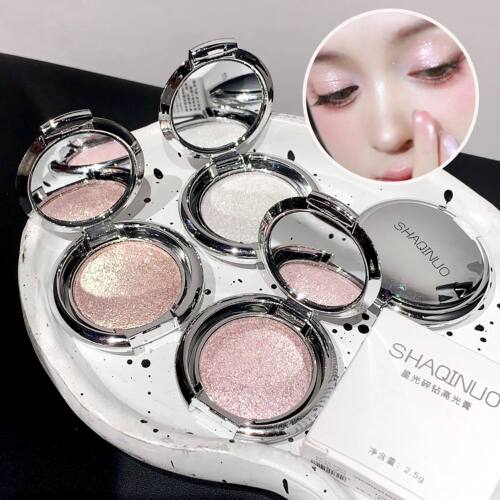 SHAQINUO Highlighter Cream, Radiant Shimmer Powder, Smooth w
