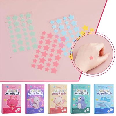 144 PCS Cute Star Pimple Patch Acne Colorful Invisible Acne