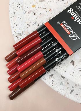 12 pcs Long-Lasting Lipstick Set with Professional Lip Liner