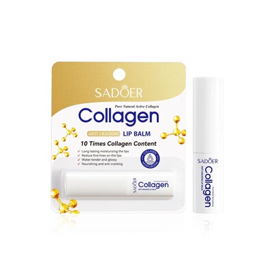 Collagen Lip Balm Moisturizing Anti Cracking Brightening  Re
