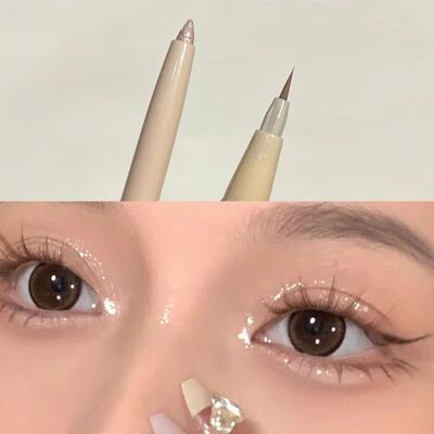 Double-headed Lying Silkworm Pen, matte natural eyeshadow, h