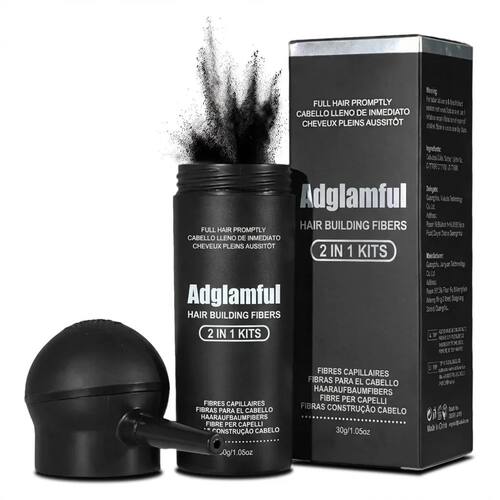 Adglamful 30g Hair Building Fiber - Spray Head Design, Preci