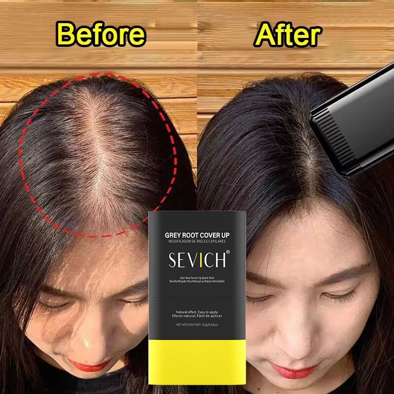 3 Colors Hair Stick, Gray Hair Covering Artifact No Color Lo