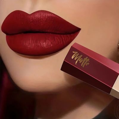 Waterproof Matte Velvet Lip Tint - Long-Lasting Nude Lip Gla
