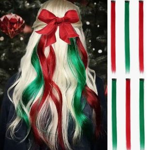 Colored Clip in Hair Extensions 22 Inch Straight Synthetic P