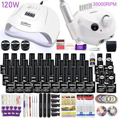 Manicure Set for Nail 30/20/10 Kind Nail Polish Kit with 120