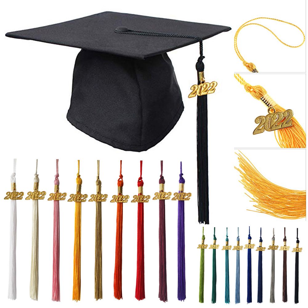 2023 Graduation Cap Tassel Pure Color Charm Pendant 2022 Gra