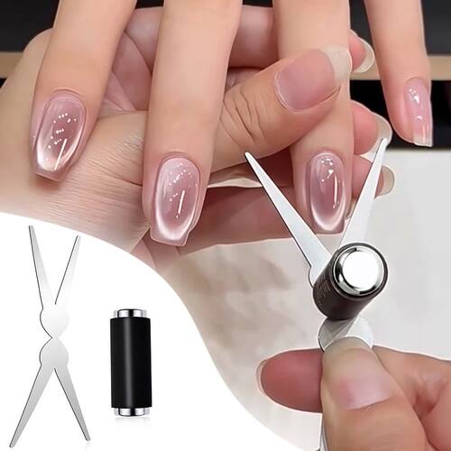 Double-head French Nail Art Magnet Set 3D Strong Cat Eye Mag