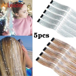 Shiny Sparkle Hair Extension Clip In Hair Tel Glitter Fairy