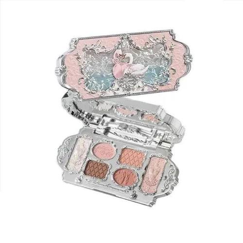Flower Knows Swan Ballet Eyeshadow Palette Matte Fine Shimme