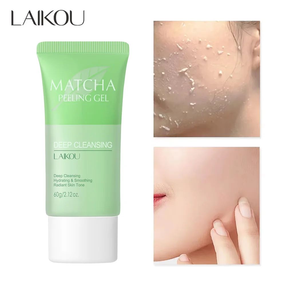 Matcha Exfoliating Exfoliate Peeling Gel Facial Scrub Moistu