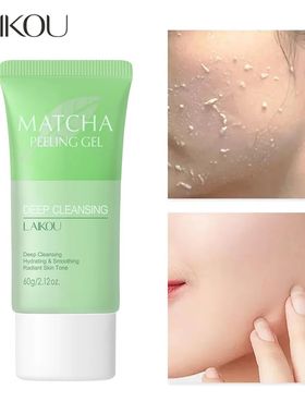 Matcha Exfoliating Exfoliate Peeling Gel Facial Scrub Moistu