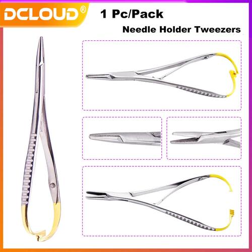 Dental Needle Holder Pliers Orthodontic Instrument Tweezer G
