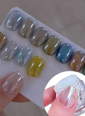 White Chrome Nail Powder Super Glossy Clear Mirror Effect Sm