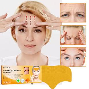10pcs/set Facial Forehead Wrinkle Patches Firming Mask Anti