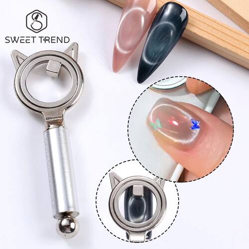 1Set Cat Eye Nail Art Magnetic Tool Halo Cat Eye Nails Desig