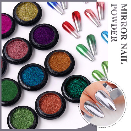 Magic Mirror Powder Colorful Laser Plating Magic Mirror Powd