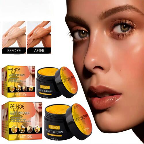 Eelhoe Tanning Cream Face Body Even Skin Tone Deep Moisturiz