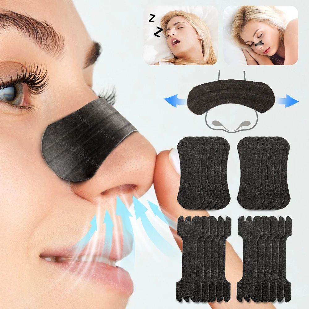 10/200Pcs Nasal Strips Kit Extra Strength Nose Strips Sport